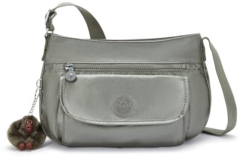 KIPLING KIPLING Damen Syro Crossbody, Moon Grey Metallic