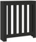 vidaXL Cache-radiateur noir 78x20x82 cm bois d'ingénierie, bouchon de radiateur, cache-radiateur haut, radiateur à profil réduit
