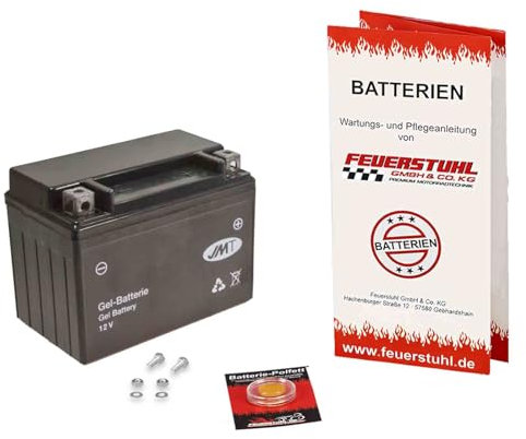 Gel Batterie für Vespa ET2 50, 1997-2005, wartungsfrei, einbaufertig (inkl. 7,50€ Pfand)