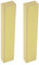 Briny River 2pcs Electric Bass Brass Nut Blank 56x6x10mm for Electric Basses Building Projects