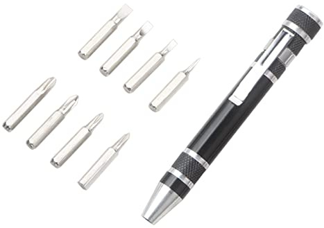 Multitool, handliches Werkzeug, 8-in-1, magnetischer Taschen-Schraubendreher, Stift-Form