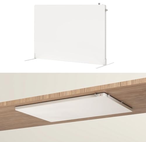 Byecold Infrarotheizung Standgerät 210 Watt, Infrarot Elektroheizung Heizplatte, Heizgerät gegen Schimmelbildung, Schreibtischheizung, Untertischheizung, Fußwärmer