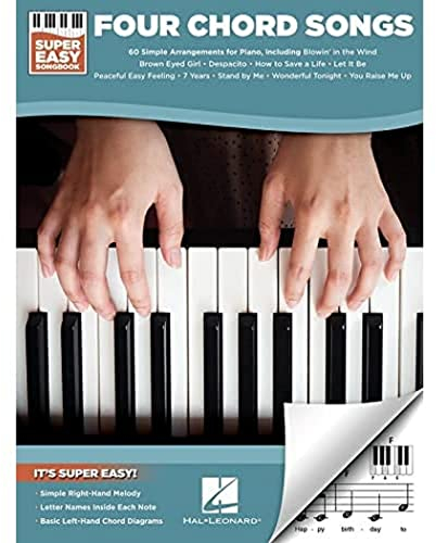 Four Chord Songs - Super Easy Songbook. Klavier Solo.