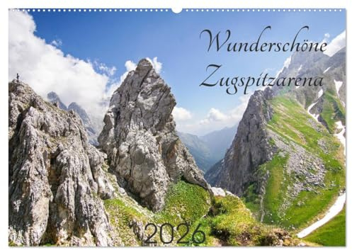 Wunderschöne Zugspitzarena (Wandkalender 2026 DIN A2 quer), CALVENDO Monatskalender: Die Tiroler Zugspitzarena - mehr als nur ein Gipfel. (CALVENDO Natur)