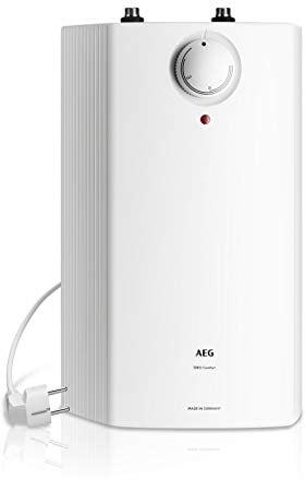 AEG druckloser Kleinspeicher Huz 5 Öko Comfort mit ThermoStop-Technologie mit Stecker, 5l, untertisch, stufenlose Temperaturwahl von ca. 35-85 °C, 2kW, 222164