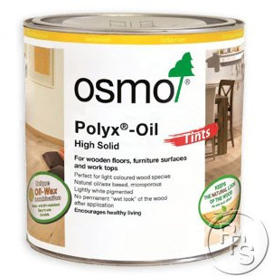 Osmo 3040C 0.75 Litre Polyx Hard Wax Oil Tints - White