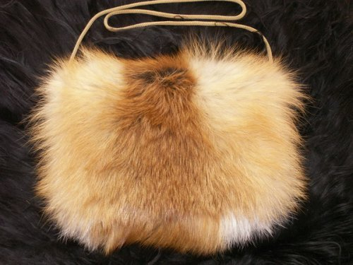 Natur-Fell-Shop Muff aus echtem Rotfuchs NEU