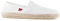 Andrés Machado - Slipper für Damen und Herren – AM500 – Mokassins für den Sommer – Unisex Hausschuhe – Espadrilles aus Leinen mit Rutschfester Gummisohle und Jute – Netz Weiß, EU 42