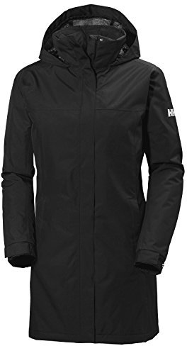 Helly Hansen Damen Regenjacke W Aden Long Insulated, Schwarz, XXXL, 62649