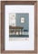 walther design Bilderrahmen nussbaum 60 x 80 cm mit Passepartout, Fiorito Holzrahmen EF080N
