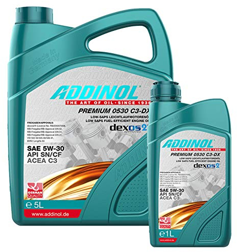 Addinol Motoröl 5W-30 Premium 0530 C3-Dx 5L + 1L