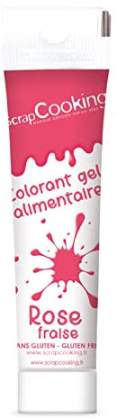 Scrapcooking Colorant Gel Rose Fraise 20 g