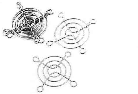 QMseller 5 Pcs Axial Cooling Fan Finger Guard Grill Metal Wire 50mm AC DC Computer CPU