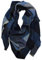 Wollschal Damenschal Winterschal Herrenschal Karo & Fischgrat blau 190 x 50 cm Made in Germany