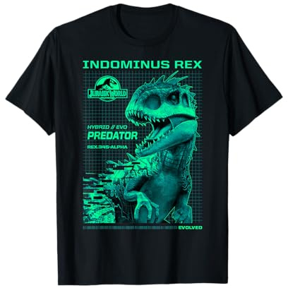 Jurassic World Indominus Rex Hybrid Predator Maglietta