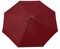 WERTSWF 3 m Ersatz-Regenschirm-Baldachin, freischwingender Sonnenschirm, Stoffbezug, Sonnenschirm-Tuch, passend für 8 Rippen, versetzter Hängeschirm, Weinrot, 3 m, 210414QY01-1-10637-1611427291