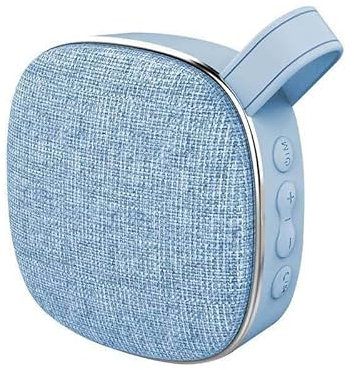 Enceinte Bluetooth Tissu pour WIKO Power U30 Smartphone Haut-Parleur Micro (Bleu)