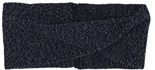 Sterntaler Baby Mädchen Stirnband Baby Strick Wickeloptik Winter-Stirnband - Baby Stirnband - aus Baumwolle mit Glitzer - marine, 49