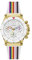 GUESS Damen Armbanduhr Active Life 38 mm Regenbogenarmband und -markierungen Armband Silicone GW0432L1