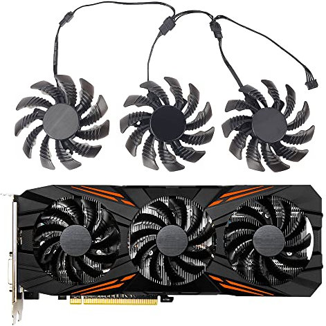 Coolerage T128010SU 75mm GTX1060 GTX1070 GTX1080 Graphics Card Fans for GIGABYTE AORUS GTX 1060 1070 1080 Ti G1 Gaming GV-N98T GTX 980 970 960 NTITANX GPU