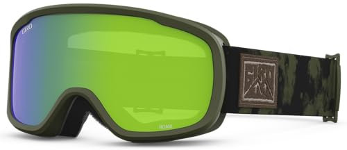 Giro Roam Ski/Snow Goggles - Trail Green Clouds - Loden/Yellow Lens