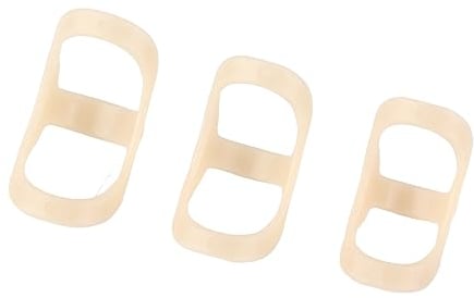 Fingerschiene, 3 Stück, Ovale Fingerstütze, Fingerstütze, Schutz für Arthritis, Fingergelenkschutz, 3 Größen, Fingerglätter, Mallet-Fingerschiene, Wasserdicht