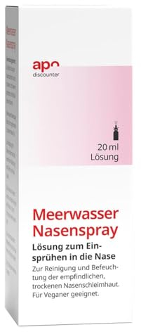 Befeuchtendes Meerwasser Nasenspray von apodiscounter 20 ml