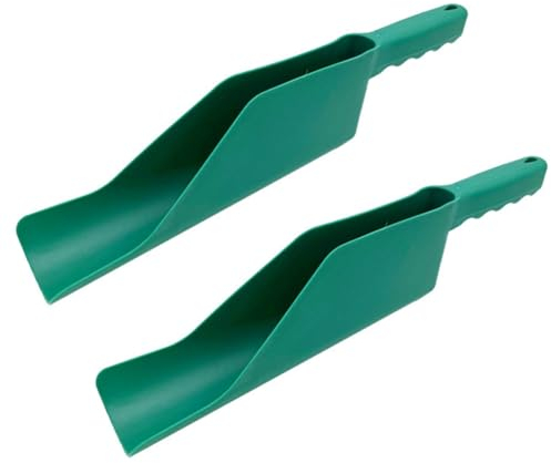 INTCHE 2 Pcs Gutter Cleaning Scoop Gutter Getter Cleaner for Ditch Skylights Garden Cleaning Shovel