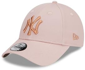 New Era New York Yankees MLB Kappe für Kinder Baseball Kids Hut Cap verstellbar 9Forty Metallic Teamlogo roas - Child