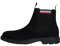 Tommy Hilfiger Uomo Stivaletti Chelsea in Pelle Scamosciata, Blu (Desert Sky), 42