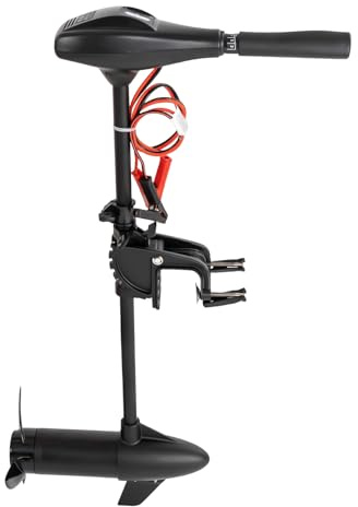 SICHENSH 58LBS Trolling Motor 12V Aussenborder Elektromotor mit Stromkreisunterbrecher Schutz 612W AußEnborder Bootsmotor Geeignet für Eine Vielzahl Von Kleinen Wasserfahrzeugen