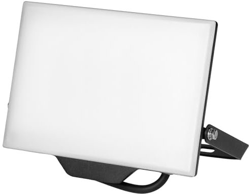 Miratic Faretto Led da Esterno Realizzato in Alluminio e Policarbonato Proiettore Led da Esterno Impermeabile IP65 Faro Led Esterno Colore Bianco Neutro 4000K (50W / 4000lm)