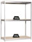 PROREGAL Schwerlastregal MID Wood YETI Three | HxBxT 150x150x60cm | Fachlast 400kg | Verzinkt | Regal Standregal Werkstattregal Lagerregal Kellerregal