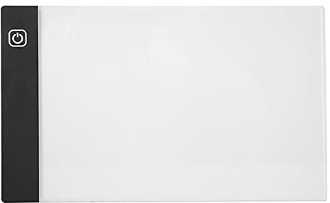 Bonbela A5 USB-LED-Kopiertafel, 3-stufige Dimmung, Helligkeit, Verstellbar, Ultradünn, Leuchtkasten Zum Zeichnen, Animationen, Skizzieren
