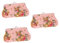 GALPADA 3stücke Vintage Blumen Geldbörse Für Damen Langer Clutch Bag Mit Schnallenverschluss Retro Muster Als Münzgeldbörse Für Frauen