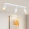 TaFiCo Deckenstrahler LED 3 Flammig - Deckenlampe Strahler Innen Weiß GU10 - LED Deckenleuchte Spot Modern Schwenkbar - Wandstrahler Deckenspot für Wohnzimmer Schlafzimmer Küche - Ohne Leuchtmittel