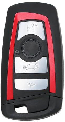 Car Key Cover Shell For BMW For CAS4 F 3 5 7 Series E90 E92 E93 For X3 For X5 F10 F20 F30 F40 550i GT 3/4B Remote Car Key Shell Case Housing(Color3)