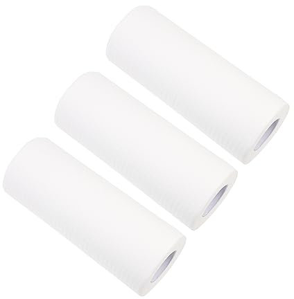 YOSADIER 3 Rouleaux Essuie Tout Réutilisable Papier Non Lingettes de Nettoyage pour Cuisine Vaisselle