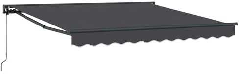 vidaXL Markisenrahmen Anthrazit 350 x 250 cm