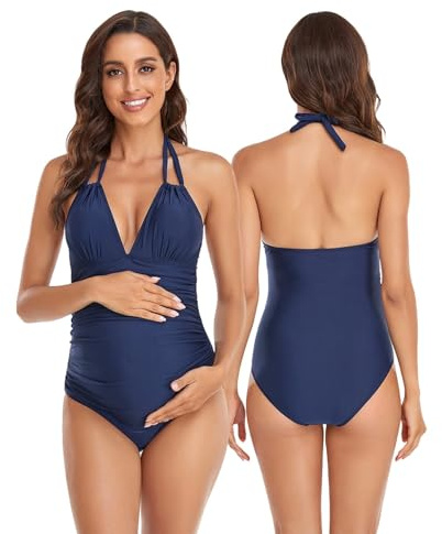 Costume Intero Premaman Tankini Estate Bikini Estivo Allattamento da Bagno Piscina Swimsuit Gravidanza Vestito Nuoto Incinta Taglie Forti Modellante Primaverile