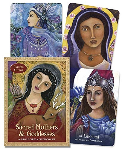 Sacred Mothers & Goddesses: 40 Oracle Cards & Guidebook Set