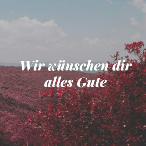 Wir wünschen dir alles Gute: Erinnerungsbuch ans Büro I Abschiedsgeschenk für Kollegen I Geschenk zur Rente I Geschenk zum Abschied I Geschenk für ... für Erwachsene und Arbeitskollegen