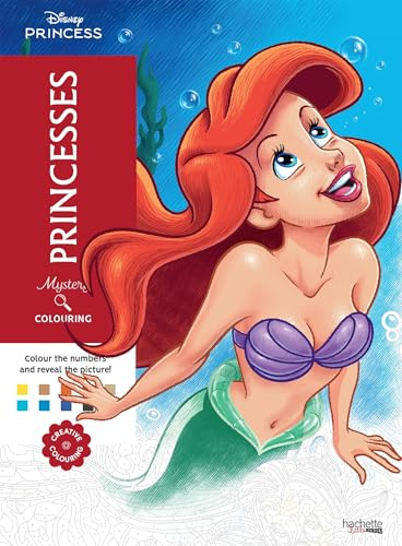 Mystery Colouring - Princesses: Reveal iconic Disney characters with colour by number