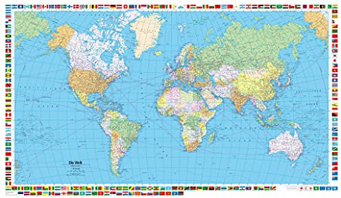 Kümmerly & Frey Poster, Welt, politisch, Maßst. 1 : 50 Mio.: Matt laminiert (Kümmerly+Frey Welt- und Kontinentkarten)