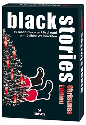 moses. black stories Christmas Edition | 50 rabenschwarze Rätsel | Das Krimi Kartenspiel