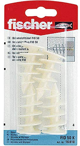 Unbekannt FID 50 K SB-Karte, Inhalt: 4 x Dämmstoffdübel, 016810 16810