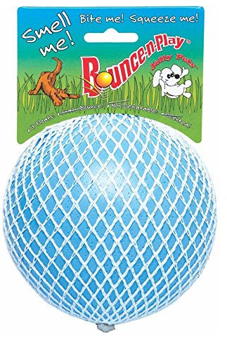 Jolly Pets Toys 881157 Jolly Bounce-N-Play Hundespielzeug, 11,4 cm, Blaubeere
