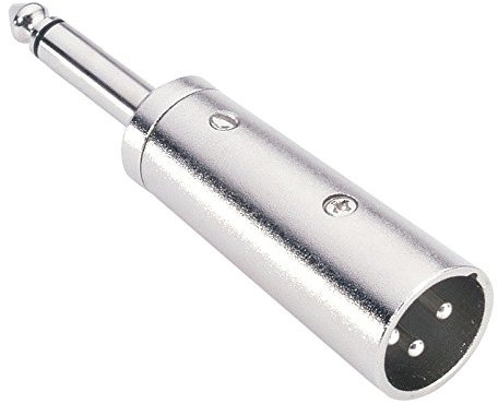 7872 Adapter XLR male auf Klinke mono male