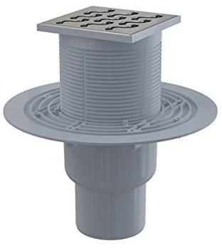Siphon droit Siphon de douche bain Bonde Design Laiton begehbare douche DN 50 Siphon sol