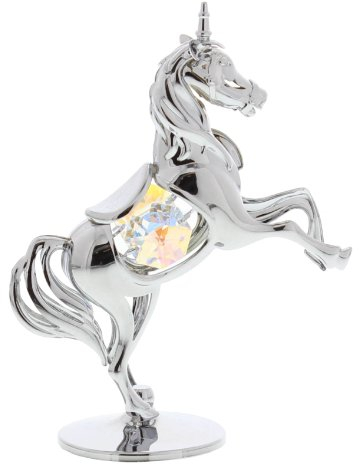 Crystocraft - Adorno de Unicornio con Cristales de Swarovski